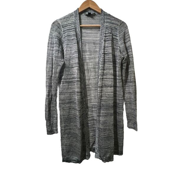 Ann Taylor Women's Grey Cardigan Size M Medium Open Jacket sweater career - Picture 1 of 8